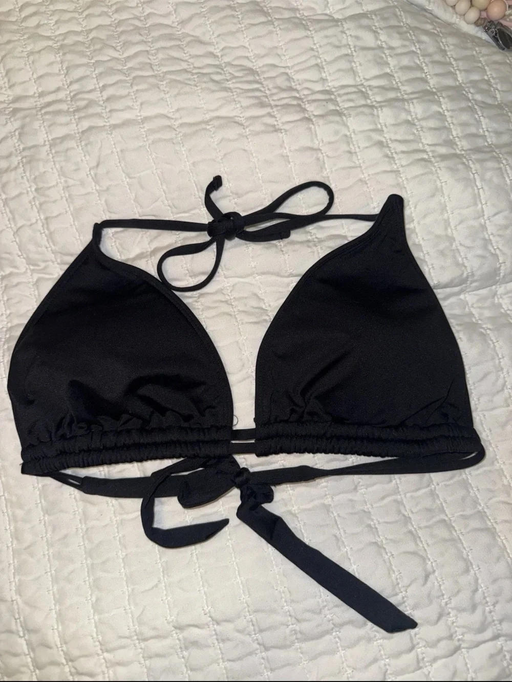 Mossimo Women's Size D/DD Black Halter Style Bikini Top